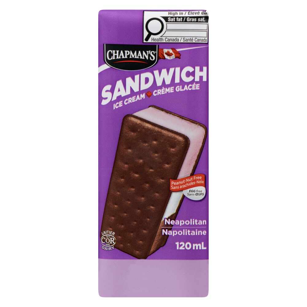 Chapman's Neapolitan Ice Cream Sandwich 120ml