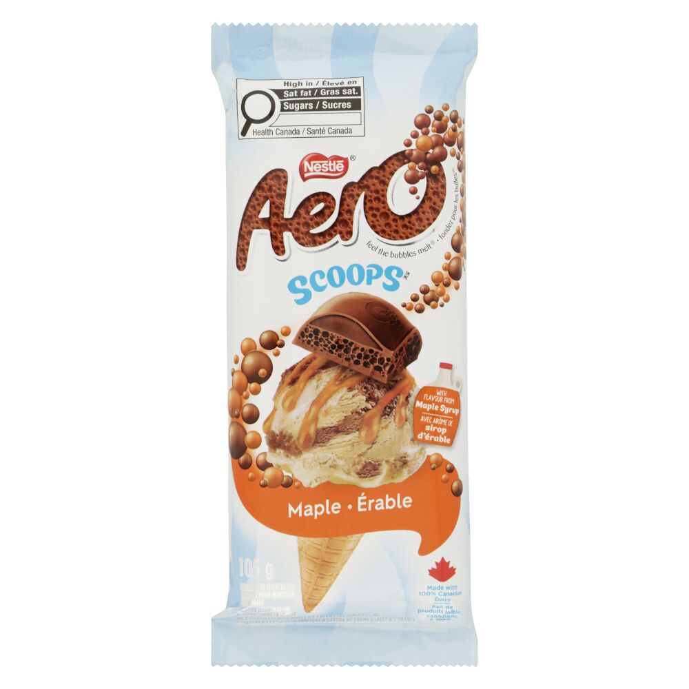 Aero Scoops Maple Chocolate Bar 105g