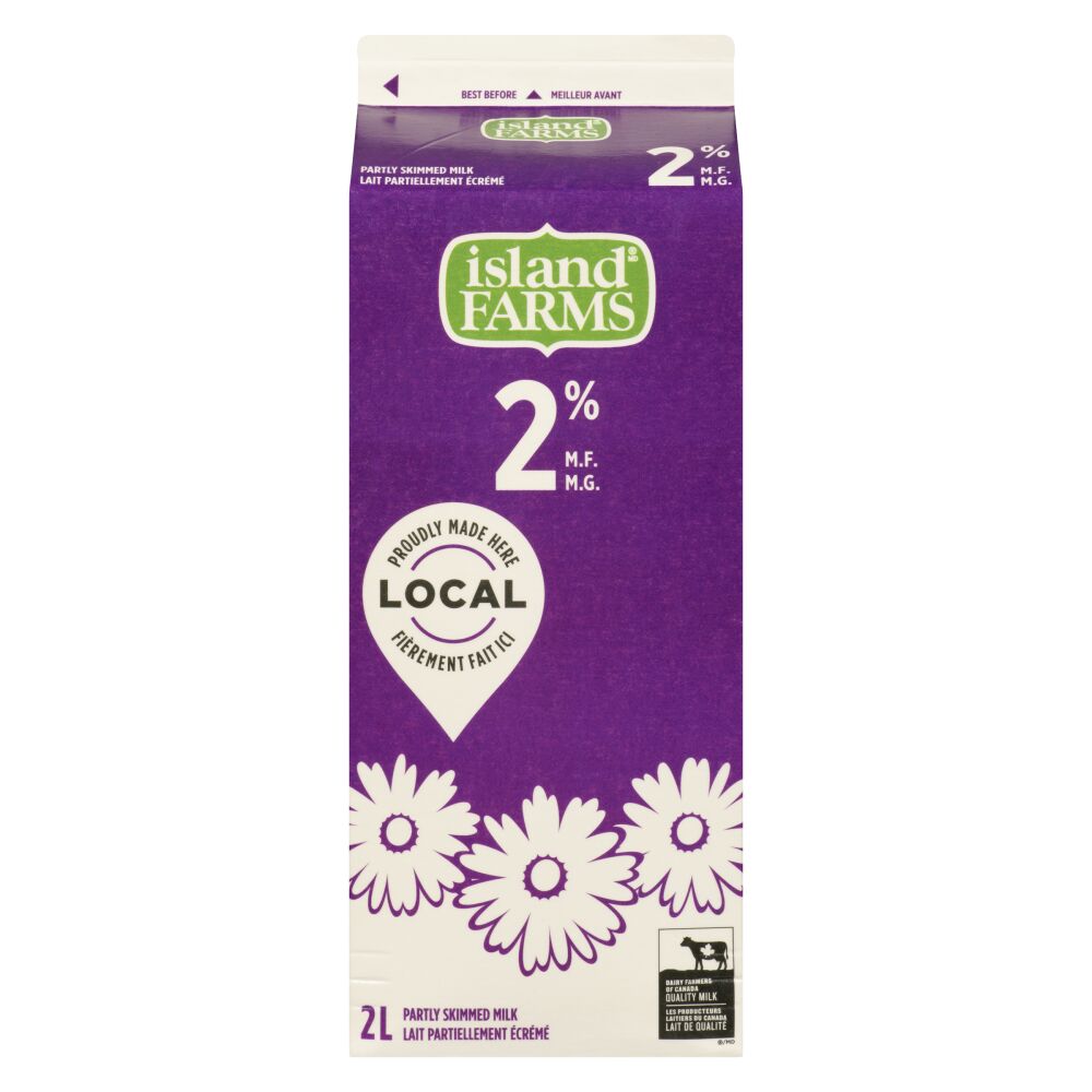 Island Farms Partly Skimmed Milk 2% M.F. 2L