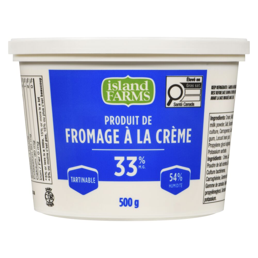 Island Farms Produit de fromage à la crème 33% M.G. 500g
