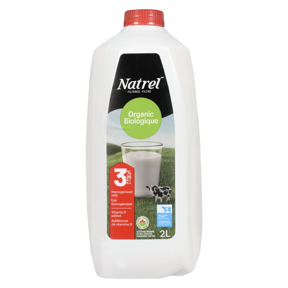 Natrel Organic Filtered Homogenized Milk 3.25% M.F. 2L