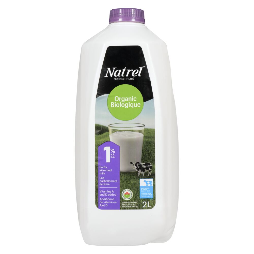 Natrel Organic Partly Skimmed Milk 1% M.F. 2L