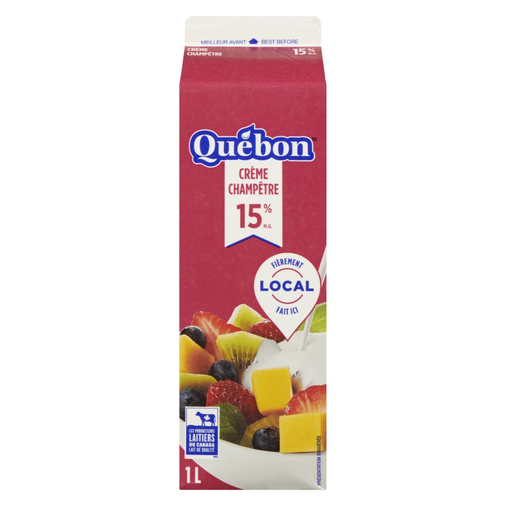 Québon Crème champêtre 15% M.G. 1L