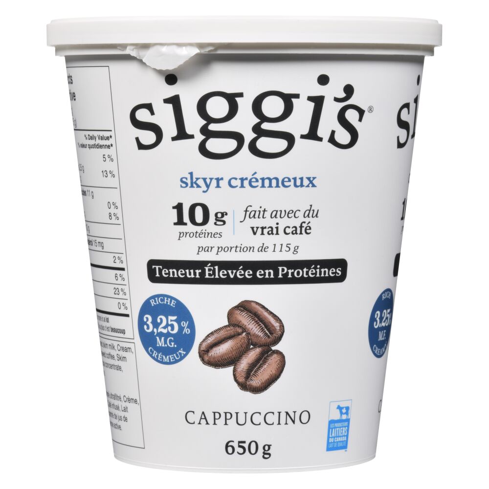 Siggi's Skyr Yogurt Cappuccino 3.25% M.G. 650g