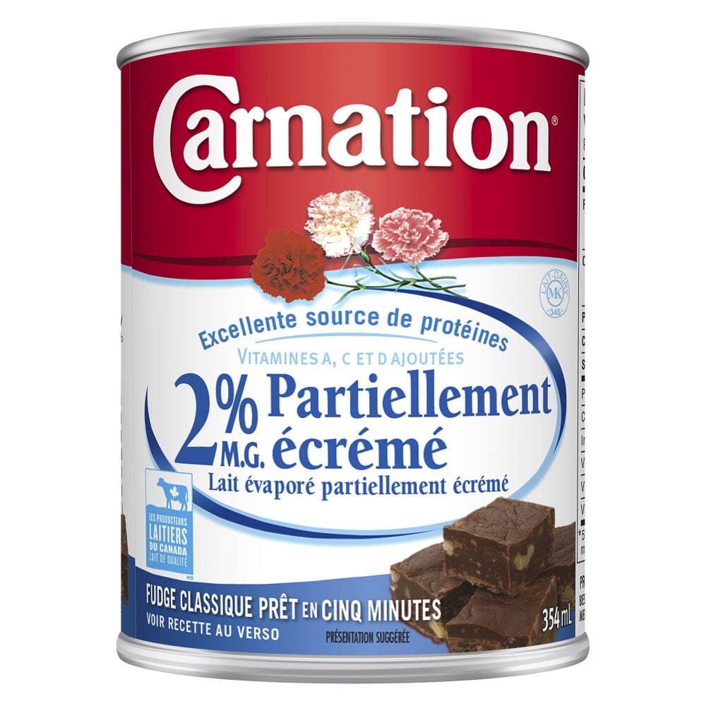 Carnation Lait évaporé partiellement écrémé 2% M.G. 354ml