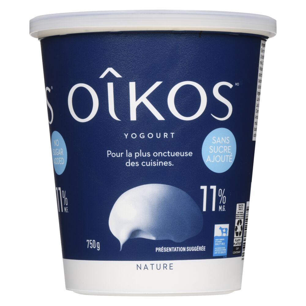 Oîkos Yogourt nature 11% M.G. 750g