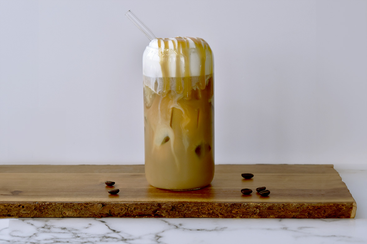 Latté Glacé Au Caramel