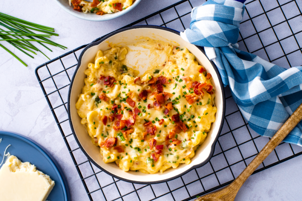 Macaroni au fromage bacon et Brie