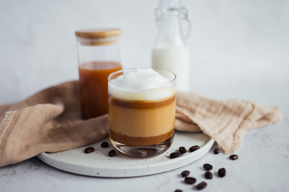 Latte macchiato glacé
