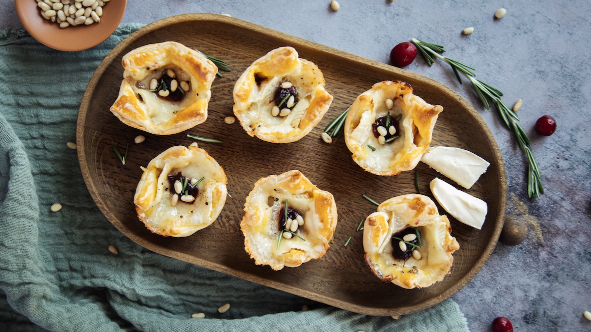 Tartelettes de Brie au four