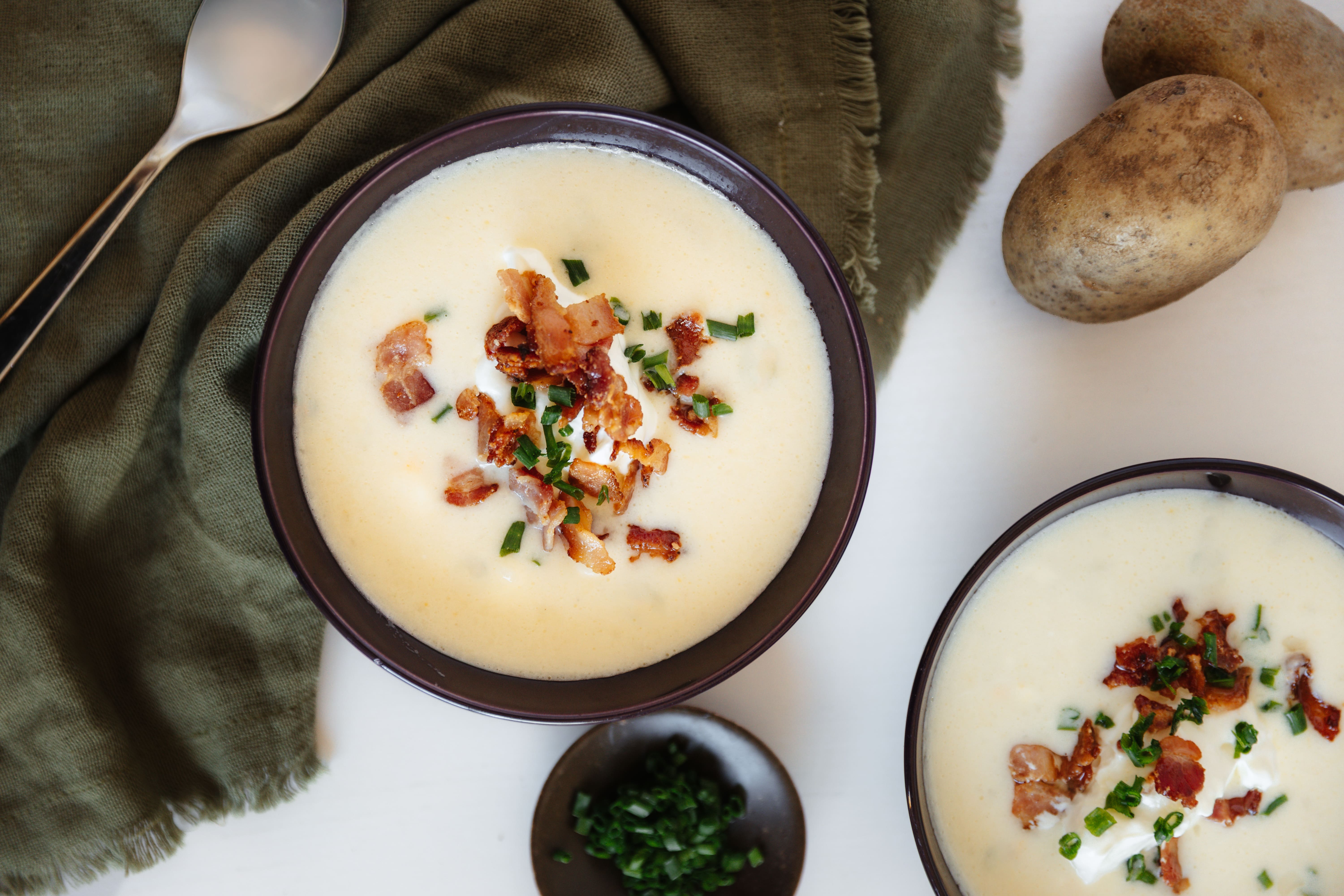 Soupe de pomme de terre crémeuse