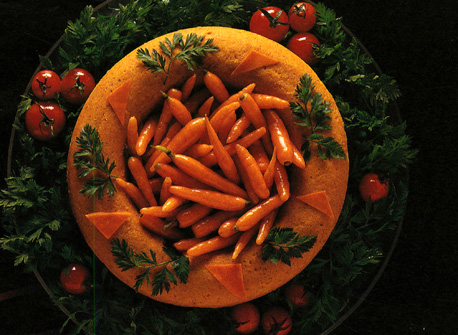 Anneau de courge d'hiver cuite au four
