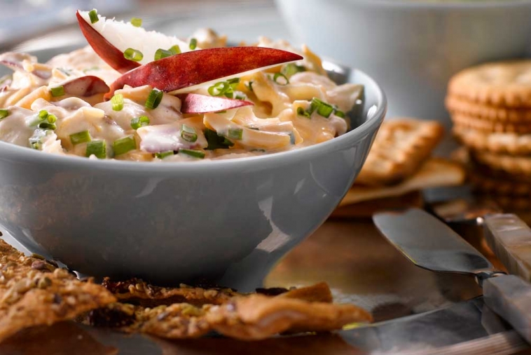 Tartinade au Cheddar, à l’érable et aux pommes