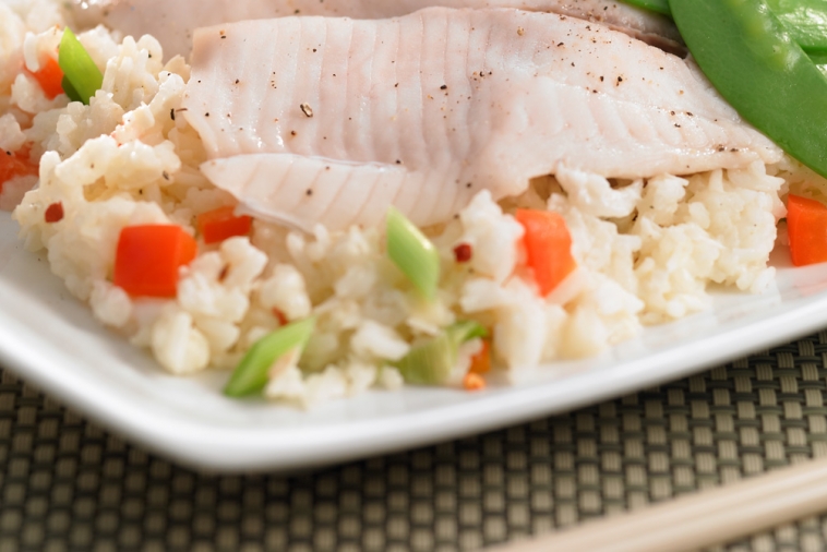 La Poisson Rice Poisson-vapeur à l’asiatique et riz à la noix de coco | Plaisirs laitiers