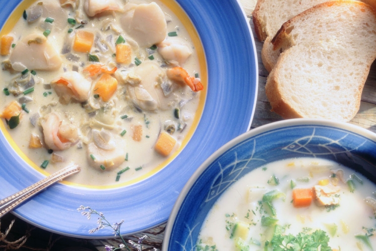 Soupe australienne aux fruits de mer