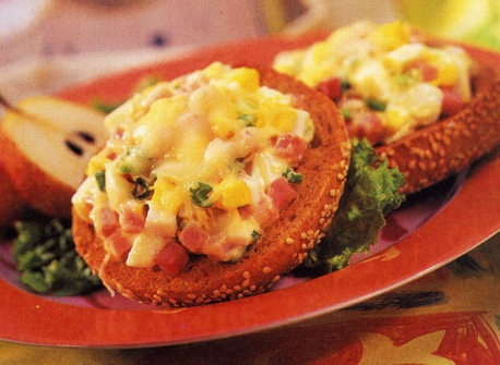 Bagels aux oeufs gratinés (2)