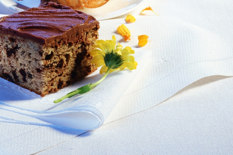Gâteau aux bananes et aux morceaux de chocolat
