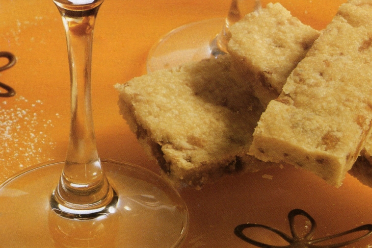 Barres sablées au caramel