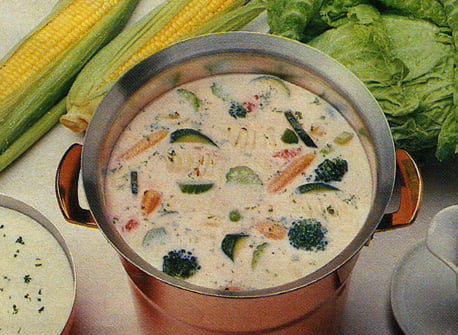 Chaudrée de légumes de la récolte