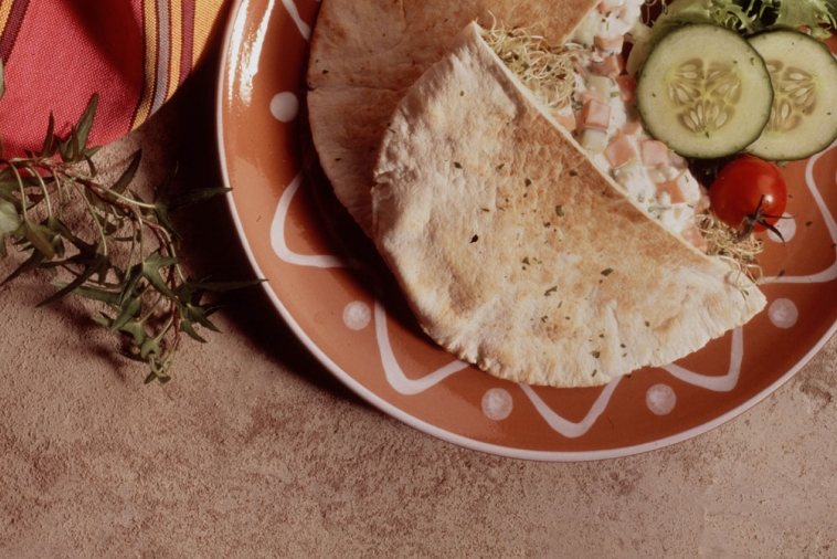 Pochettes de pita au Cheddar et aux pommes