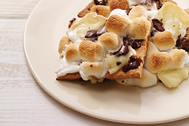 S'mores au chocolat et Brie