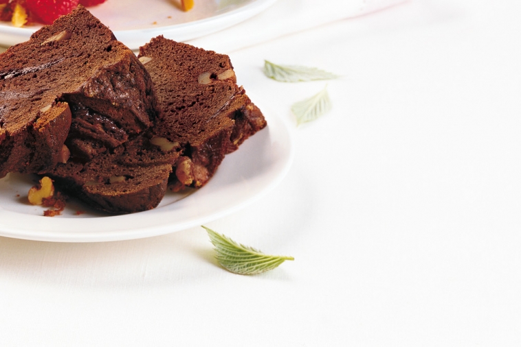 Gâteau danois au chocolat à la cannelle et aux noix