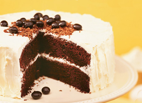 Gâteau au chocolat, glaçage moka - Châtelaine