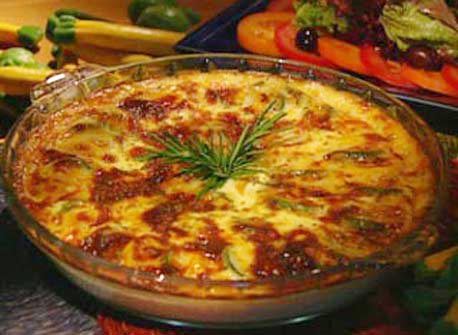 Clafoutis de courgettes au Cantonnier