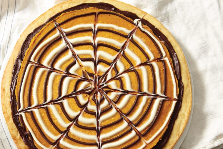 Pizza-toile à la citrouille, au chocolat et à la Ricotta