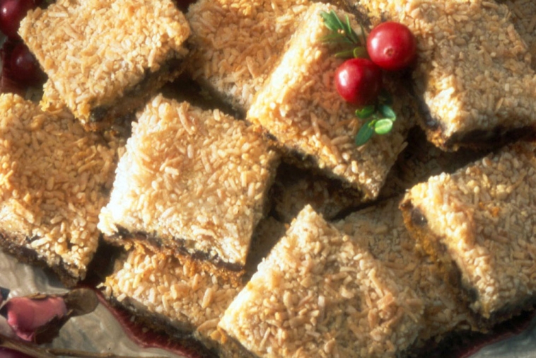 Carrés à la noix de coco