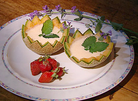 Soupe froide au melon