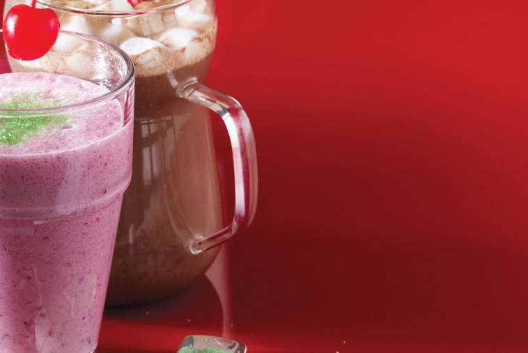 Lait frappé des Fêtes pour deux personnes