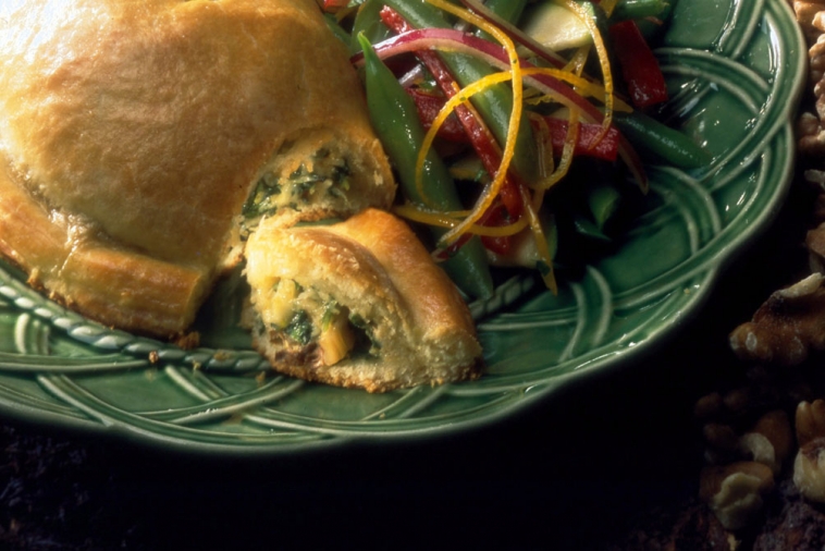 Chaussons géants aux épinards et au fromage Feta