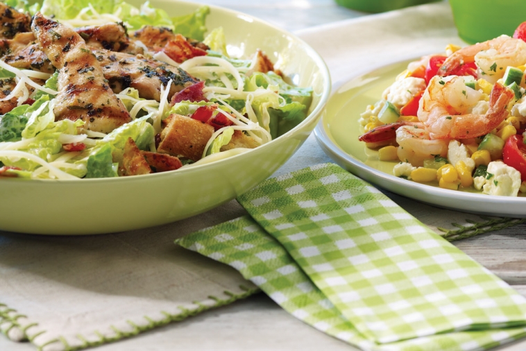 Salade César au poulet et au Gouda