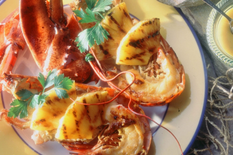 Homards grillés à la dijonnaise