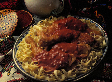 Poulet au paprika à la hongroise