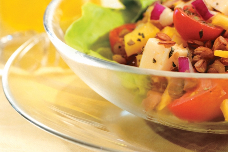 Salade aux lentilles et au Havarti