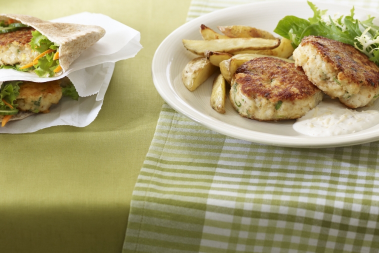Croquettes de poisson au Monterey Jack