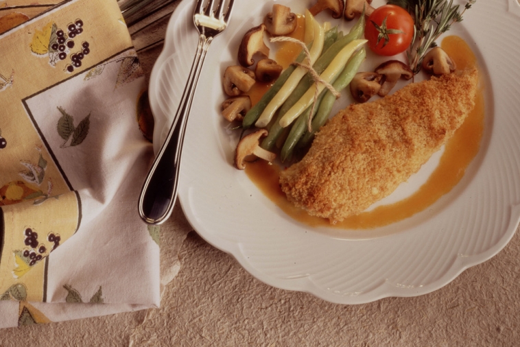 Poulet à la dijonnaise et au Parmesan