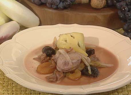Mignon de porc aux endives et aux abricots, façon de Mont-Laurier