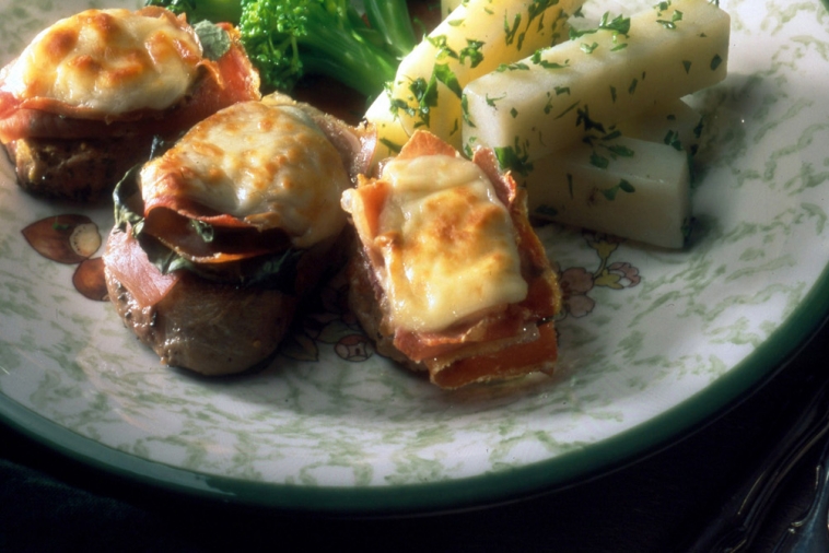 Filet de porc au prosciutto et Mozzarella