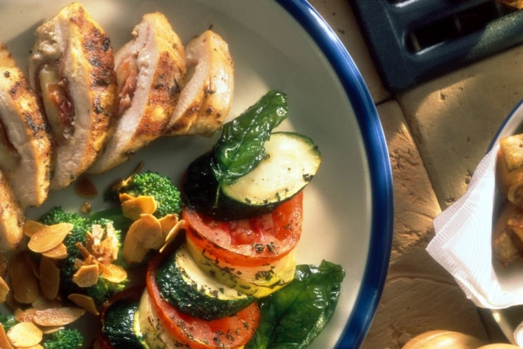 Poulet grillé au prosciutto