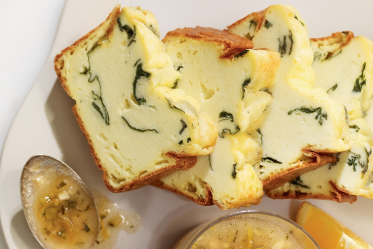 Terrine de Ricotta aux épinards et à la menthe