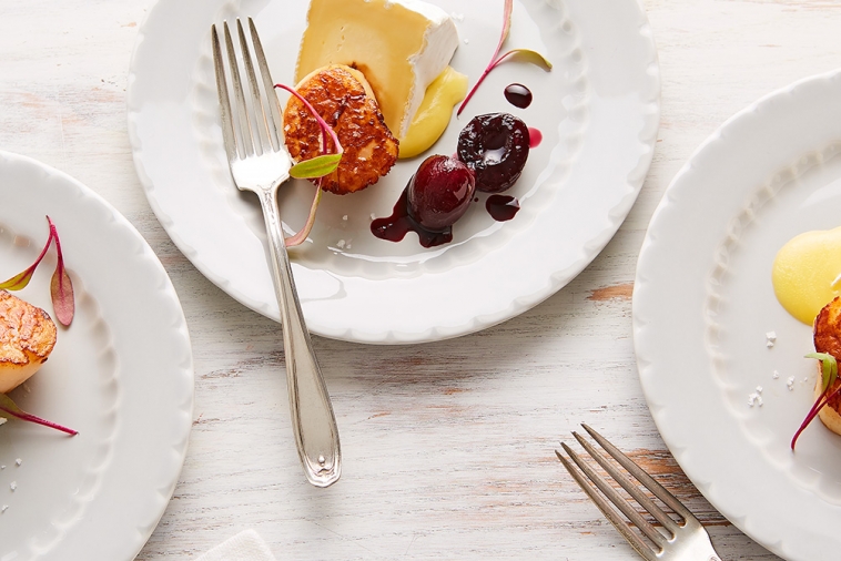 Pétoncles poêlés avec réduction de fruit