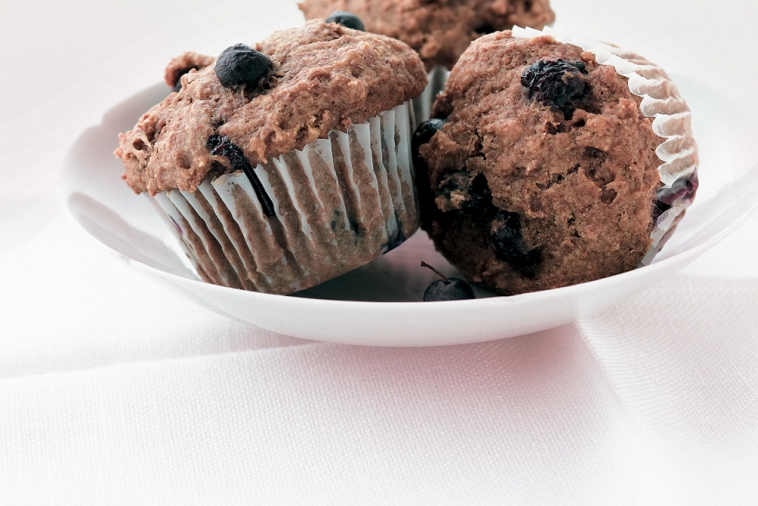 Muffins au son et aux bleuets-image