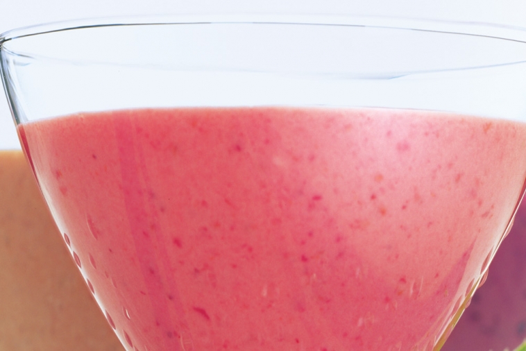 Trio de laits frappés aux fruits