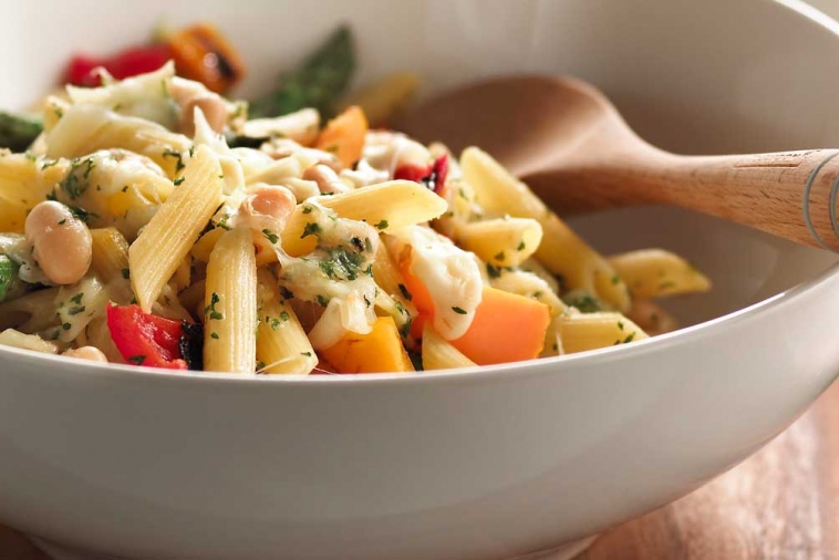 Penne de la Toscane aux légumes grillés