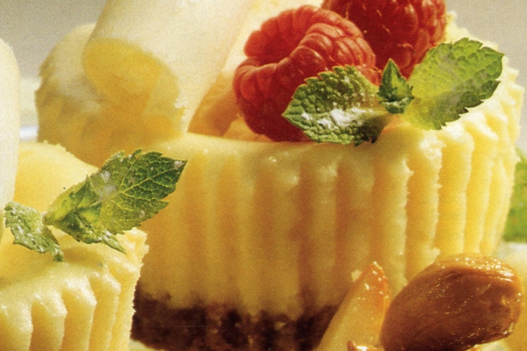 Gâteaux au fromage au chocolat blanc