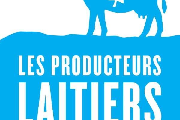 Le logo de la vache bleue des Producteurs laitiers du Canada