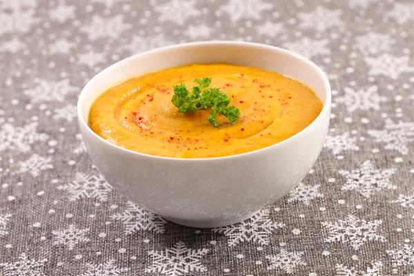Creamy & Cozy Carrot & Sweet Potato Soup 